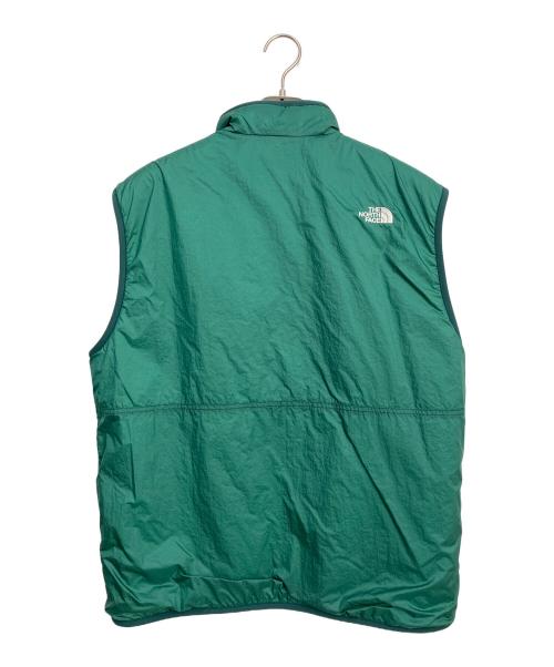 THE NORTH FACE（ザ ノース フェイス）THE NORTH FACE (ザ ノース フェイス) ボアベスト ベージュ×グリーン サイズ:Lの古着・服飾アイテム