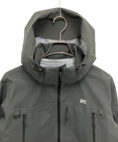 Snow peak（スノーピーク）Snow peak (スノーピーク) ジャケット グレー×ブラック サイズ:Mの古着・服飾アイテム