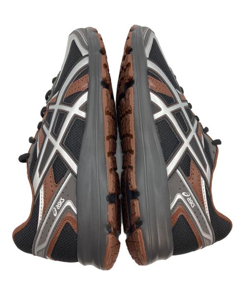 asics（アシックス）asics (アシックス) ローカットスニーカー ブラウン×シルバー サイズ:27cmの古着・服飾アイテム