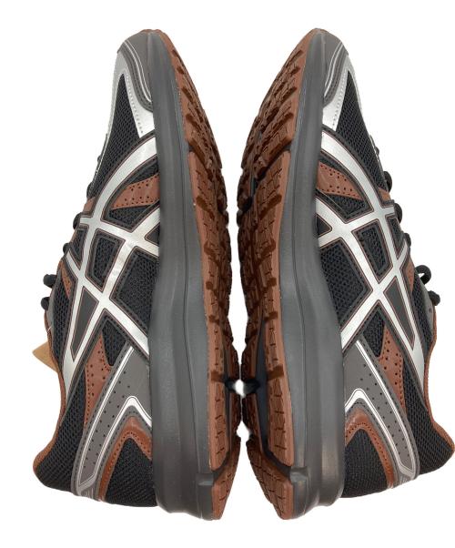 asics（アシックス）asics (アシックス) ローカットスニーカー ブラウン×シルバー サイズ:27cmの古着・服飾アイテム