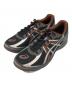 asics（アシックス）の古着「ローカットスニーカー」｜ブラウン×シルバー