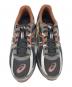 asics (アシックス) ローカットスニーカー ブラウン×シルバー サイズ:27cm：7000円
