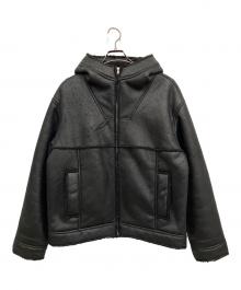 SUPREME（シュプリーム）の古着「Faux Shearling Hooded Jacket」｜ブラック