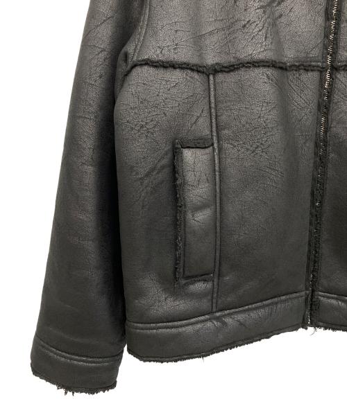 SUPREME（シュプリーム）SUPREME (シュプリーム) Faux Shearling Hooded Jacket ブラック サイズ:Mの古着・服飾アイテム