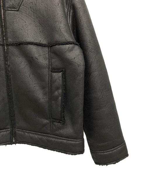 SUPREME（シュプリーム）SUPREME (シュプリーム) Faux Shearling Hooded Jacket ブラック サイズ:Mの古着・服飾アイテム