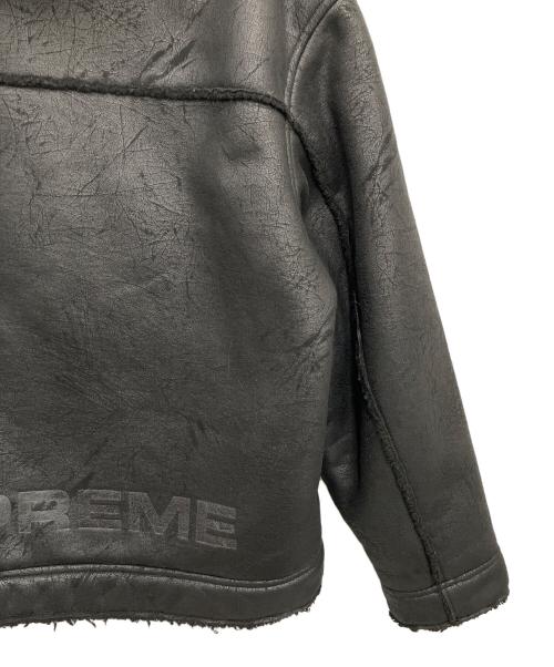 SUPREME（シュプリーム）SUPREME (シュプリーム) Faux Shearling Hooded Jacket ブラック サイズ:Mの古着・服飾アイテム