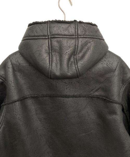 SUPREME（シュプリーム）SUPREME (シュプリーム) Faux Shearling Hooded Jacket ブラック サイズ:Mの古着・服飾アイテム