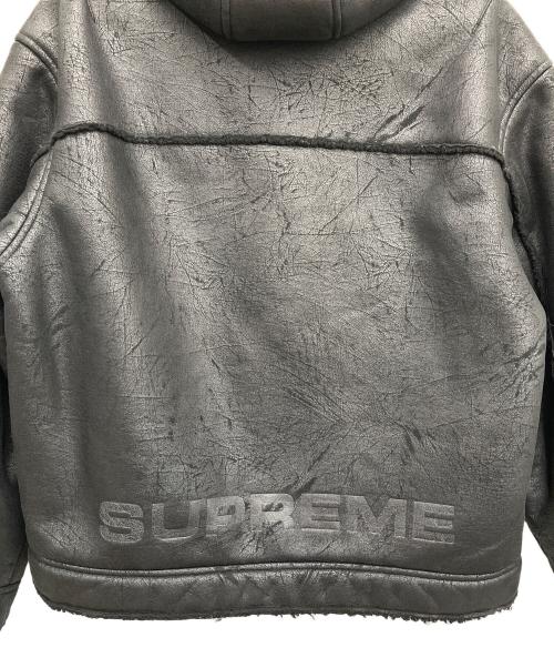 SUPREME（シュプリーム）SUPREME (シュプリーム) Faux Shearling Hooded Jacket ブラック サイズ:Mの古着・服飾アイテム