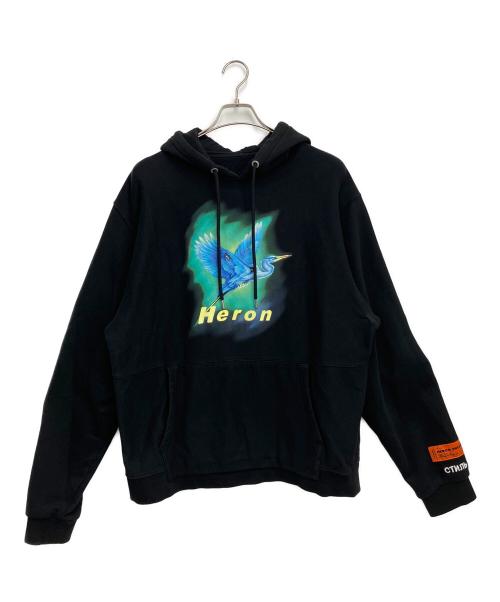 HERON PRESTON（ヘロンプレストン）HERON PRESTON (ヘロンプレストン) パーカー ブラック サイズ:Sの古着・服飾アイテム