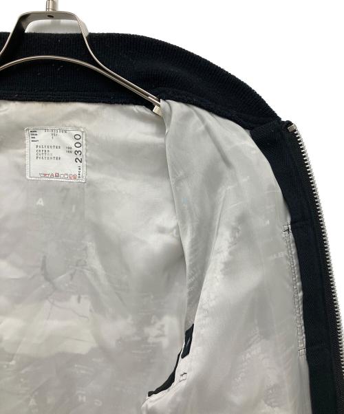 sacai（サカイ）sacai (サカイ) ワールドマップブルゾン ブラック サイズ:1の古着・服飾アイテム