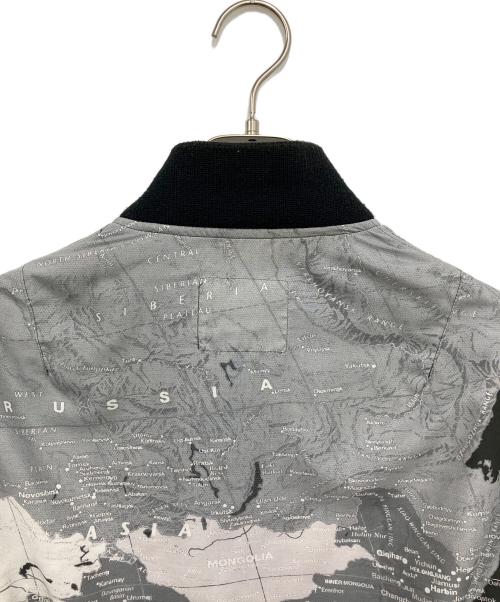 sacai（サカイ）sacai (サカイ) ワールドマップブルゾン ブラック サイズ:1の古着・服飾アイテム