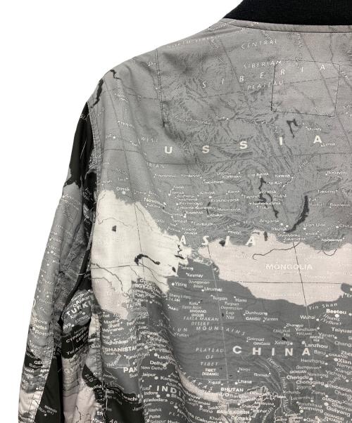 sacai（サカイ）sacai (サカイ) ワールドマップブルゾン ブラック サイズ:1の古着・服飾アイテム
