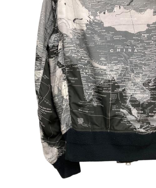 sacai（サカイ）sacai (サカイ) ワールドマップブルゾン ブラック サイズ:1の古着・服飾アイテム