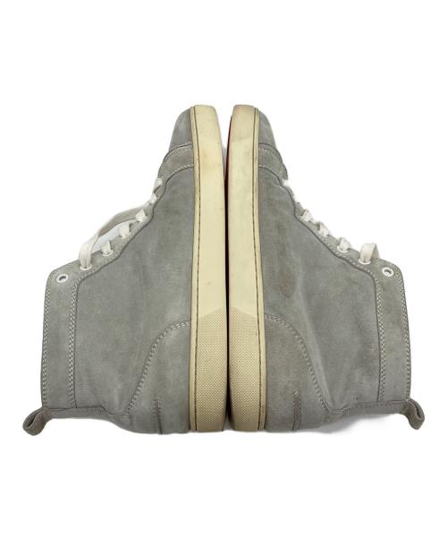 Christian Louboutin（クリスチャン・ルブタン）Christian Louboutin (クリスチャン・ルブタン) LOUIS FLAT VEAU VELOURS グレー×ホワイト サイズ:SIZE 43の古着・服飾アイテム