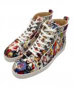 Christian Louboutinクリスチャン・ルブタン）の古着「LOUIS ORLATO FLAT CR SAT OH」｜マルチカラー