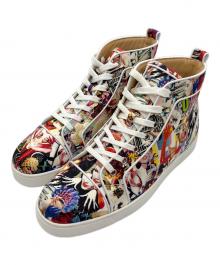 Christian Louboutin（クリスチャン・ルブタン）の古着「LOUIS ORLATO FLAT CR SAT OH」｜マルチカラー