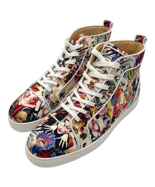 Christian Louboutin（クリスチャン・ルブタン）Christian Louboutin (クリスチャン・ルブタン) LOUIS ORLATO FLAT CR SAT OH マルチカラー サイズ:SIZE 42 1/2の古着・服飾アイテム