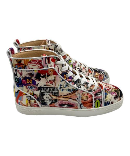 Christian Louboutin（クリスチャン・ルブタン）Christian Louboutin (クリスチャン・ルブタン) LOUIS ORLATO FLAT CR SAT OH マルチカラー サイズ:SIZE 42 1/2の古着・服飾アイテム