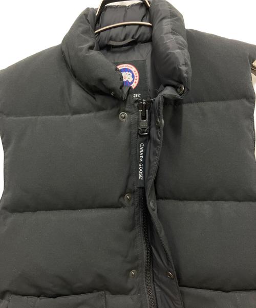 CANADA GOOSE（カナダグース）CANADA GOOSE (カナダグース) ダウンベスト ブラック サイズ:XSの古着・服飾アイテム