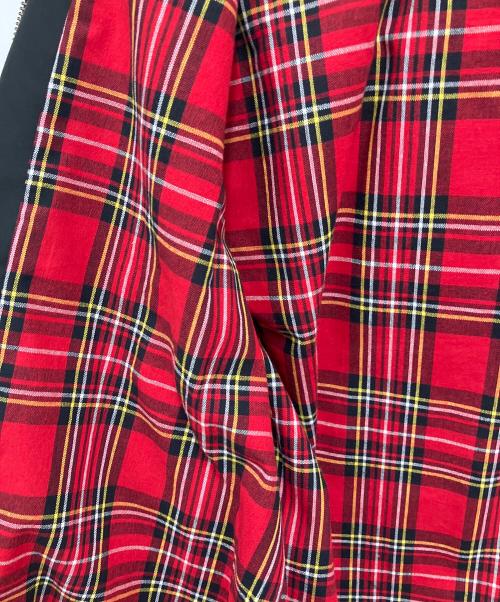 FRED PERRY（フレッドペリー）FRED PERRY (フレッドペリー) ジップジャケット ブラック×レッド サイズ:Sの古着・服飾アイテム
