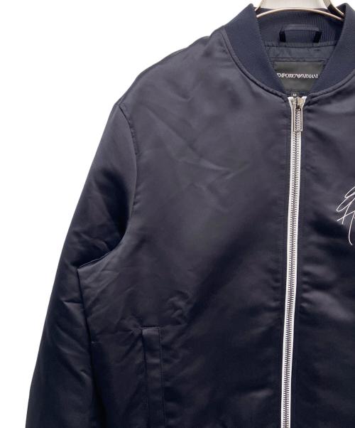 EMPORIO ARMANI（エンポリオ アルマーニ）EMPORIO ARMANI (エンポリオ アルマーニ) ブルゾン ネイビー サイズ:56の古着・服飾アイテム