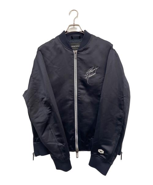 EMPORIO ARMANI（エンポリオ アルマーニ）EMPORIO ARMANI (エンポリオ アルマーニ) ブルゾン ネイビー サイズ:56の古着・服飾アイテム