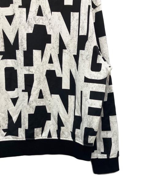ARMANI EXCHANGE（アルマーニ エクスチェンジ）ARMANI EXCHANGE (アルマーニ エクスチェンジ) プルオーバーパーカー ホワイト×ブラック サイズ:Mの古着・服飾アイテム