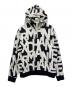 ARMANI EXCHANGE（アルマーニ エクスチェンジ）の古着「プルオーバーパーカー」｜ホワイト×ブラック