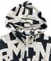 ARMANI EXCHANGE (アルマーニ エクスチェンジ) プルオーバーパーカー ホワイト×ブラック サイズ:M：12000円