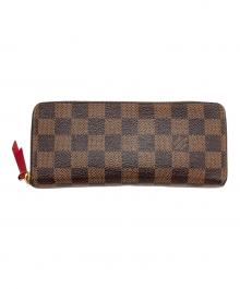 LOUIS VUITTON（ルイ ヴィトン）の古着「ポルトフォイユ･クレマンス ダミエ」｜ブラウン