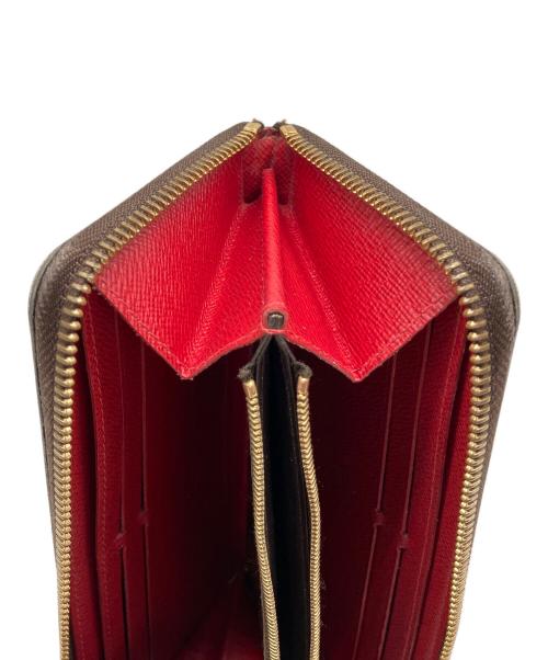 LOUIS VUITTON（ルイ ヴィトン）LOUIS VUITTON (ルイ ヴィトン) ポルトフォイユ･クレマンス ダミエ ブラウンの古着・服飾アイテム