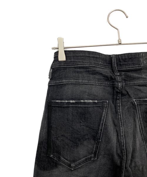 REPLAY（リプレイ）REPLAY (リプレイ) スキニーデニムパンツ ブラック×レッド サイズ:28の古着・服飾アイテム
