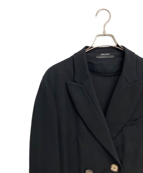 GIORGIO ARMANI（ジョルジョアルマーニ）GIORGIO ARMANI (ジョルジョアルマーニ) ダブルロングコート ブラック サイズ:50の古着・服飾アイテム