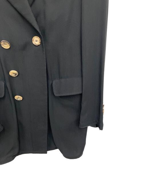 GIORGIO ARMANI（ジョルジョアルマーニ）GIORGIO ARMANI (ジョルジョアルマーニ) ダブルロングコート ブラック サイズ:50の古着・服飾アイテム