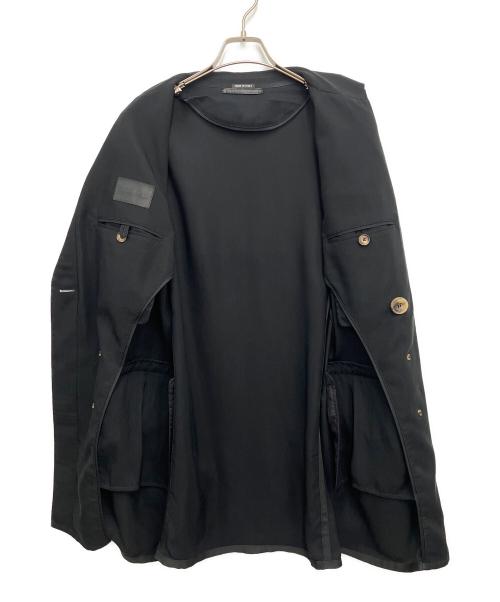 GIORGIO ARMANI（ジョルジョアルマーニ）GIORGIO ARMANI (ジョルジョアルマーニ) ダブルロングコート ブラック サイズ:50の古着・服飾アイテム