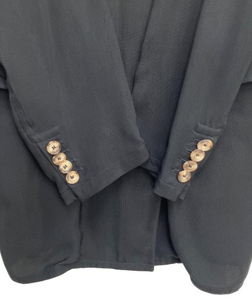 GIORGIO ARMANI（ジョルジョアルマーニ）GIORGIO ARMANI (ジョルジョアルマーニ) ダブルロングコート ブラック サイズ:50の古着・服飾アイテム