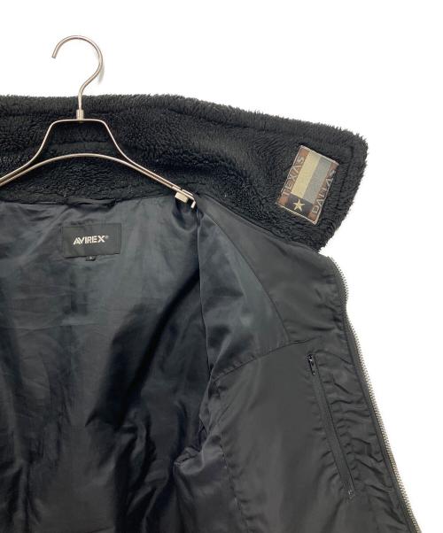 AVIREX（アヴィレックス）AVIREX (アヴィレックス) TOP GUN RETRO BOA ブラック サイズ:Lの古着・服飾アイテム