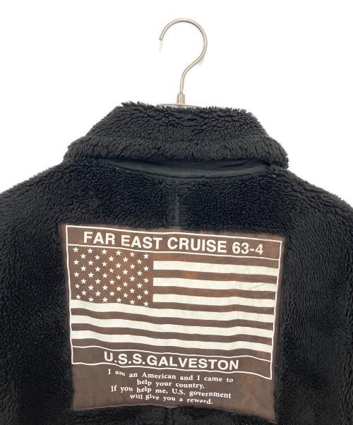 AVIREX（アヴィレックス）AVIREX (アヴィレックス) TOP GUN RETRO BOA ブラック サイズ:Lの古着・服飾アイテム