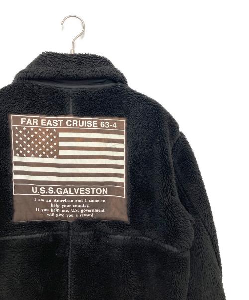 AVIREX（アヴィレックス）AVIREX (アヴィレックス) TOP GUN RETRO BOA ブラック サイズ:Lの古着・服飾アイテム