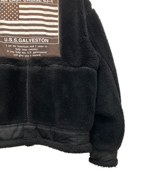AVIREX（アヴィレックス）AVIREX (アヴィレックス) TOP GUN RETRO BOA ブラック サイズ:Lの古着・服飾アイテム