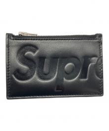 SUPREME（シュプリーム）の古着「Leather Zip Card Holder」｜ブラック