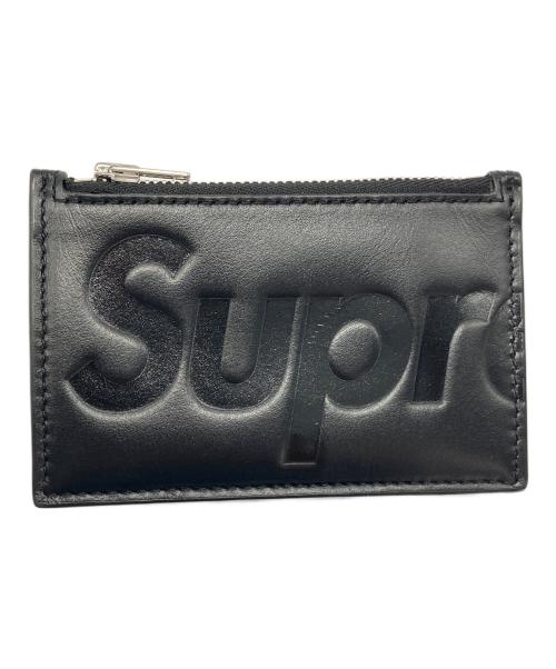 SUPREME（シュプリーム）SUPREME (シュプリーム) Leather Zip Card Holder ブラックの古着・服飾アイテム