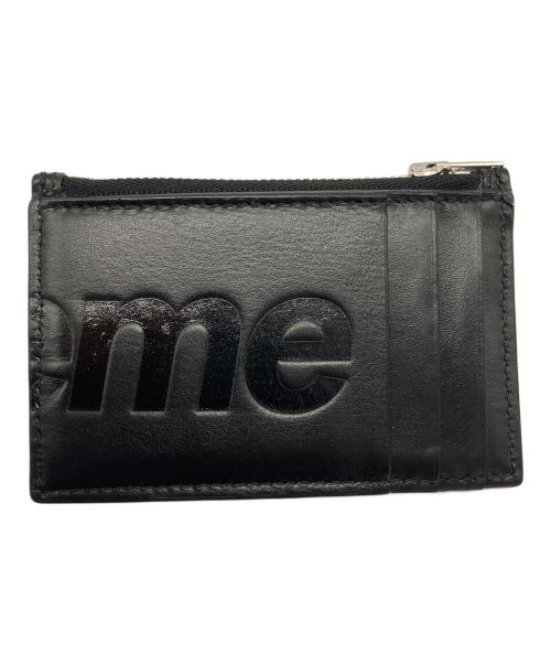 SUPREME（シュプリーム）SUPREME (シュプリーム) Leather Zip Card Holder ブラックの古着・服飾アイテム