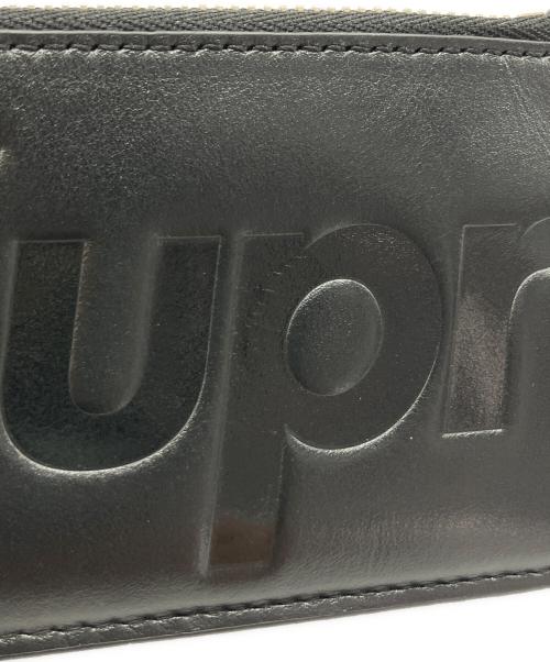 SUPREME（シュプリーム）SUPREME (シュプリーム) Leather Zip Card Holder ブラックの古着・服飾アイテム