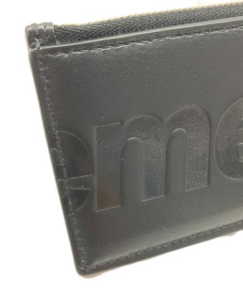 SUPREME（シュプリーム）SUPREME (シュプリーム) Leather Zip Card Holder ブラックの古着・服飾アイテム