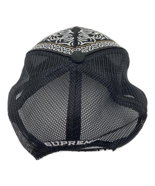 SUPREME（シュプリーム）SUPREME (シュプリーム) Vaquero Mesh Back 5Panel Cap ブラック×シルバーの古着・服飾アイテム