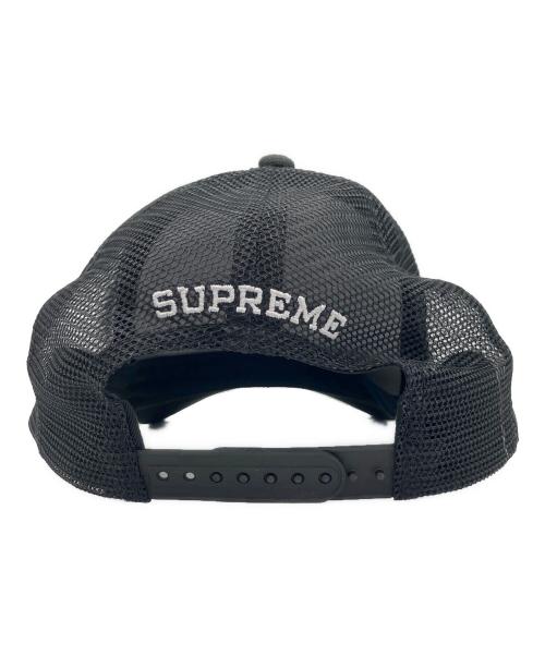 SUPREME（シュプリーム）SUPREME (シュプリーム) Vaquero Mesh Back 5Panel Cap ブラック×シルバーの古着・服飾アイテム