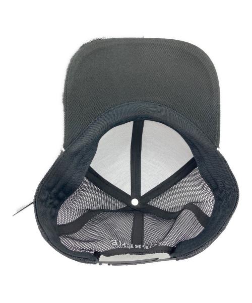 SUPREME（シュプリーム）SUPREME (シュプリーム) Vaquero Mesh Back 5Panel Cap ブラック×シルバーの古着・服飾アイテム