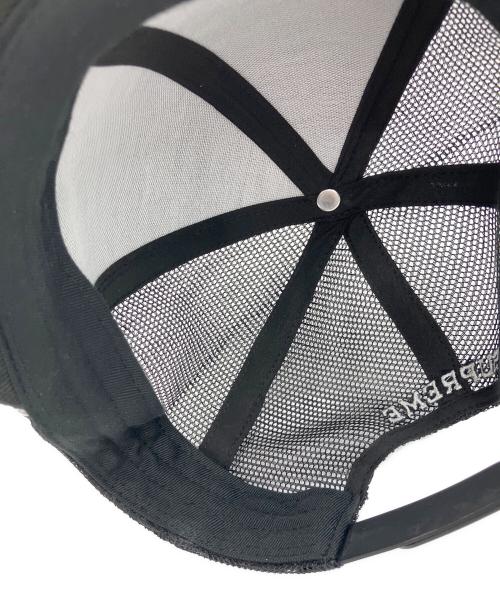 SUPREME（シュプリーム）SUPREME (シュプリーム) Vaquero Mesh Back 5Panel Cap ブラック×シルバーの古着・服飾アイテム