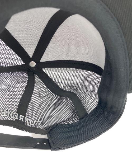 SUPREME（シュプリーム）SUPREME (シュプリーム) Vaquero Mesh Back 5Panel Cap ブラック×シルバーの古着・服飾アイテム